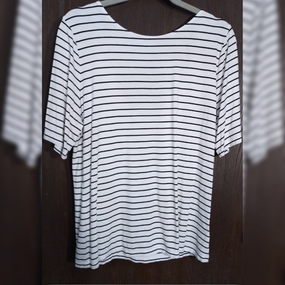 Women's A New Day Striped T-shirt